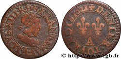 LOUIS XIII  Denier tournois, type 1 1621 Paris
