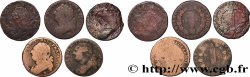 LOUIS XVI 12 deniers dit &nbsp;au faisceau&nbsp;, type FRANCOIS, lot de 5 ex. n.d. Ateliers divers