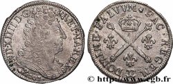 LOUIS XIV LE GRAND OU LE ROI SOLEIL 20 sols aux insignes 1707 Besançon