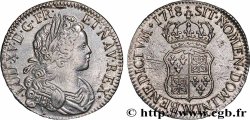 LOUIS XV &nbsp;THE WELL-BELOVED&nbsp; Écu dit &nbsp;de France-Navarre&nbsp; 1718 Lille XF