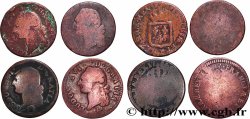 LOUIS XVI Sol dit &nbsp;à l&nbsp;écu&nbsp;, lot de 4 ex. n.d. Ateliers divers