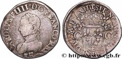CHARLES IX Teston, 2e type 1563 Tours