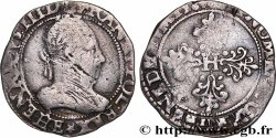 HENRY III Demi-franc au col gaufré s.m. Tours