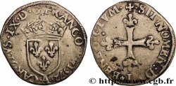 CHARLES IX Douzain à la croix fleurdelisée 1572 Paris XF/VF