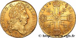 LOUIS XIV LE GRAND OU LE ROI SOLEIL Louis d or au soleil 1709 Paris