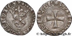 CHARLES VI LE FOU OU LE BIEN AIMÉ Double tournois dit &nbsp;niquet&nbsp; s.m. Paris