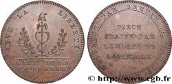 REVOLUTION COINAGE Essai de Brézin au bonnet et caducée 1792  VZ