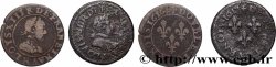 LOUIS XIII  Double tournois, lot de 2 ex. s.m. Atelier indéterminé