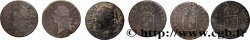 LOUIS XVI Sol dit &nbsp;à l&nbsp;écu&nbsp;, lot de 3 ex. n.d. Ateliers divers