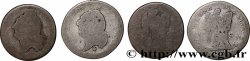 LOUIS XVI 15 sols dit &nbsp;au génie&nbsp;, type FRANCOIS, lot de 2 ex. s.m. Atelier indéterminé