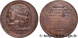 REVOLUTION COINAGE Monneron de 5 sols au serment 1792 