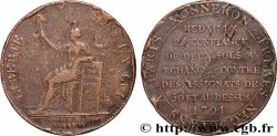 REVOLUTION COINAGE Monneron de 2 sols à la Liberté 1791 Birmingham, Soho