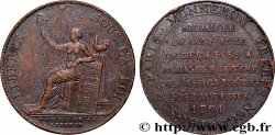 REVOLUTION COINAGE Monneron de 2 sols à la Liberté 1791 Birmingham, Soho