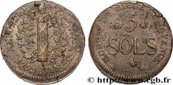 SIEGE OF MAINZ 5 sols 1793 Mayence