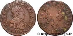 LOUIS XIII  Double lorrain, type 9 163[6] Stenay