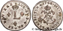 LOUIS XV &nbsp;THE WELL-BELOVED&nbsp; Double sol de billon 1744 Strasbourg