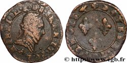 LIGUE. COINAGE AT THE NAME OF HENRY III Double tournois n.d. Paris