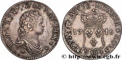 LOUIS XV DIT LE BIEN AIMÉ 40 sols de Strasbourg 1716 Strasbourg