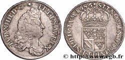LOUIS XIV LE GRAND OU LE ROI SOLEIL Demi-écu de Flandre 1686 Lille