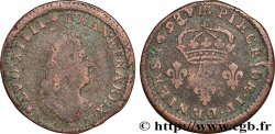 LOUIS XIV &nbsp;THE SUN KING&nbsp; II deniers 1698 Strasbourg