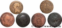 LOUIS XVI Sol dit &nbsp;à l&nbsp;écu&nbsp;, lot de 3 ex. n.d. Ateliers divers