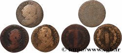 LOUIS XVI (MONARQUE CONSTITUTIONNEL)  12 deniers dit &nbsp;au faisceau&nbsp;, type FRANCOIS, lot de 3 ex. n.d. Ateliers divers