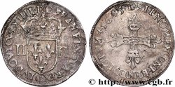 LOUIS XIV LE GRAND OU LE ROI SOLEIL Quart d&nbsp;écu, titulature côté écu 1645 Narbonne