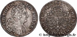 LOUIS XIV &nbsp;THE SUN KING&nbsp; Demi-écu aux trois couronnes 1709 Lyon