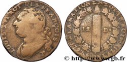 LOUIS XVI 12 deniers dit &nbsp;au faisceau&nbsp;, type FRANÇOIS 1792 Nantes