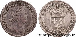LOUIS XIII LE JUSTE Douzième d&nbsp;écu, buste drapé et cuirassé (2e buste de Jean Warin) 1642 Paris, Monnaie du Louvre