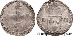 HENRI III Quart d&nbsp;écu, croix de face 1582 Rennes