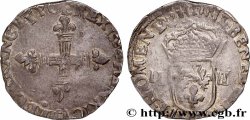 HENRI III Quart d&nbsp;écu, croix de face 1582 Rennes