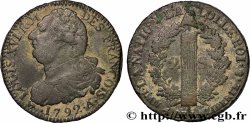 LOUIS XVI 2 sols dit &nbsp;au faisceau&nbsp;, type FRANÇOIS 1792 Paris