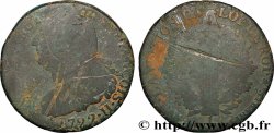 LOUIS XVI 2 sols dit &nbsp;au faisceau&nbsp;, type FRANÇOIS 1792 La Rochelle