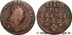 LOUIS XIV &nbsp;THE SUN KING&nbsp; Liard de cuivre, 2e type 1656 Meung-sur-Loire