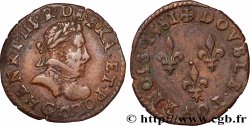 HENRY III Double tournois, type de Poitiers 1581 Poitiers