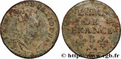 LOUIS XIV LE GRAND OU LE ROI SOLEIL Liard, 2e type 1657 Acquigny