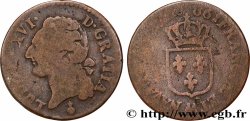 LOUIS XVI Demi-sol dit &nbsp;à l&nbsp;écu&nbsp; 1786 Metz