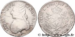 LOUIS XVI Écu aux branches d&nbsp;olivier 1782 Toulouse