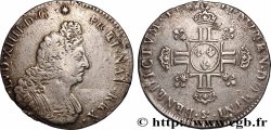 LOUIS XIV &nbsp;THE SUN KING&nbsp; Demi-écu aux huit L, 2e type s.m. Aix-en-Provence VF