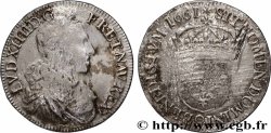LOUIS XIV &nbsp;THE SUN KING&nbsp; Demi-écu, portrait apollinien 1661 Rennes
