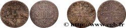 LOUIS XIV &nbsp;THE SUN KING&nbsp; XXX deniers aux 2 L couronnés, lot de 2 ex. n.d. Ateliers divers