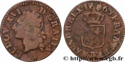 LOUIS XVI Liard dit &nbsp;à l&nbsp;écu&nbsp; 1786 Lille