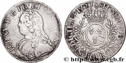 LOUIS XV DIT LE BIEN AIMÉ Écu aux branches d&nbsp;olivier, buste habillé 1727 Paris