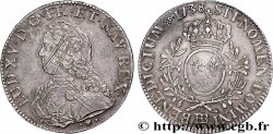 LOUIS XV DIT LE BIEN AIMÉ Écu aux branches d&nbsp;olivier, buste habillé 1738 Strasbourg