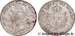 LOUIS XV DIT LE BIEN AIMÉ Écu aux branches d’olivier, tête ceinte d’un bandeau 1763 Orléans