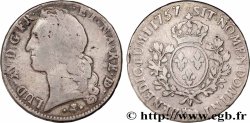 LOUIS XV DIT LE BIEN AIMÉ Écu aux branches d’olivier, tête ceinte d’un bandeau 1757 Pau