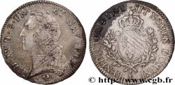 LOUIS XV THE BELOVED Écu aux branches d’olivier, tête ceinte d’un bandeau 1761 Bayonne