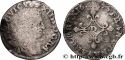 LOUIS XIV &nbsp;THE SUN KING&nbsp; Quatre sols à la croix formée de lis 1676 Vimy-en-Lyonnais (actuellement Neuville-sur-Saône)