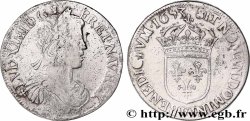 LOUIS XIV &nbsp;THE SUN KING&nbsp; Demi-écu, portrait à la mèche longue 1653 Angers